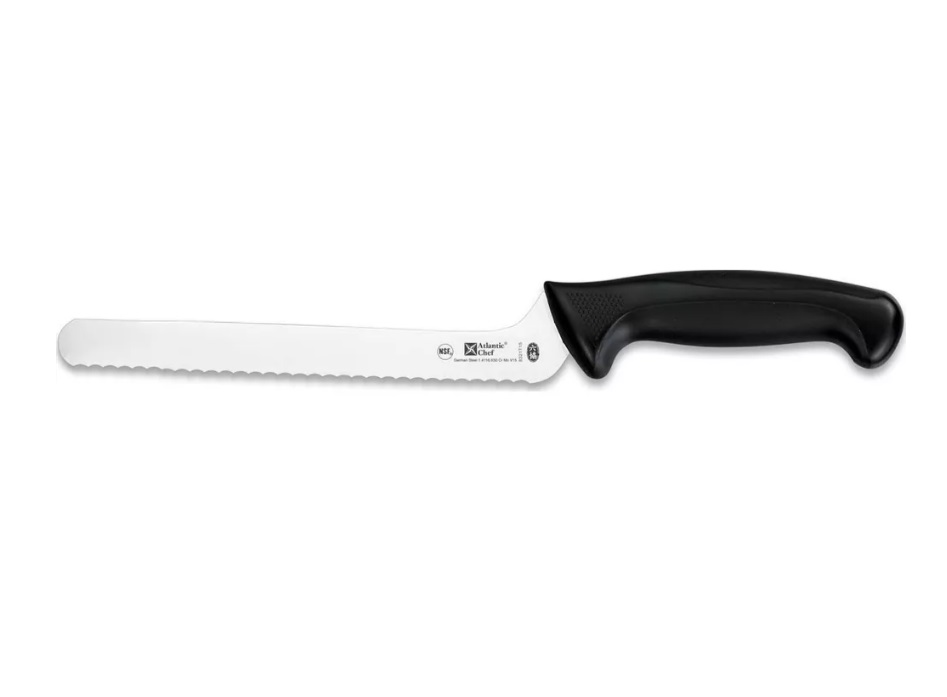 Atlantic Chef Coltello Pane Con Scalino Punta Arrontondata 21Cm